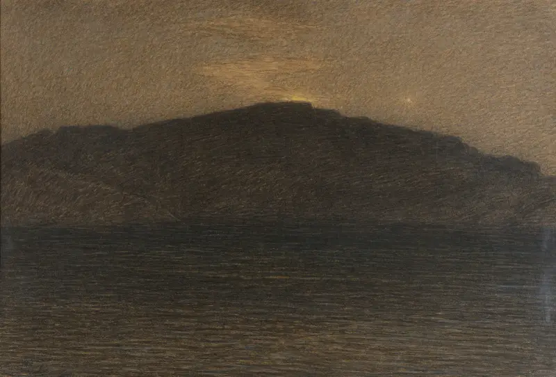 Skymning i vår I av Karl Nordström