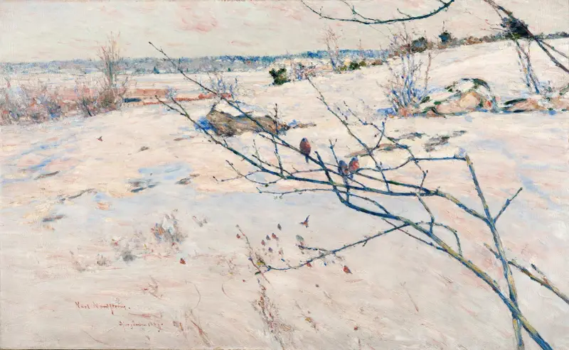 Zimní krajina, Karl Nordström