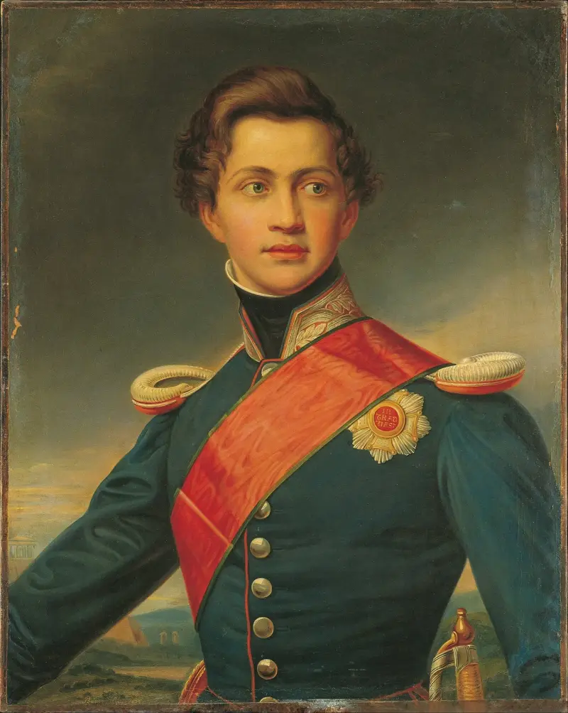 Porträtt av Othon som ung man av Joseph Karl Stieler