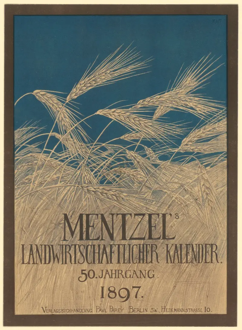 Mentzels landwirtschaftlicher Kalender 1897 av Karl Wagner