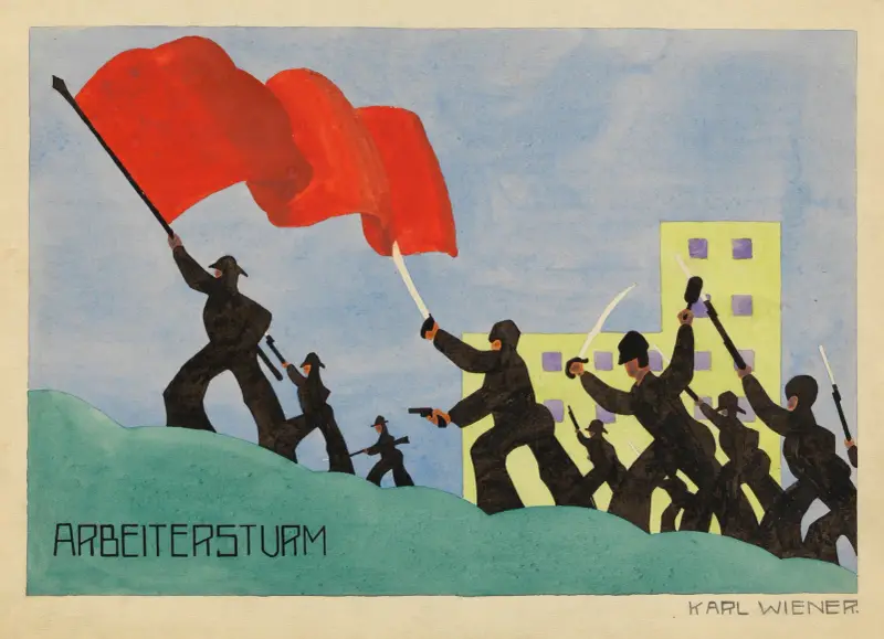 Arbeitersturm av Karl Wiener