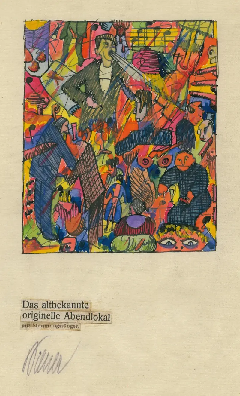 Den välbekanta originella kvällslokalen av Karl Wiener