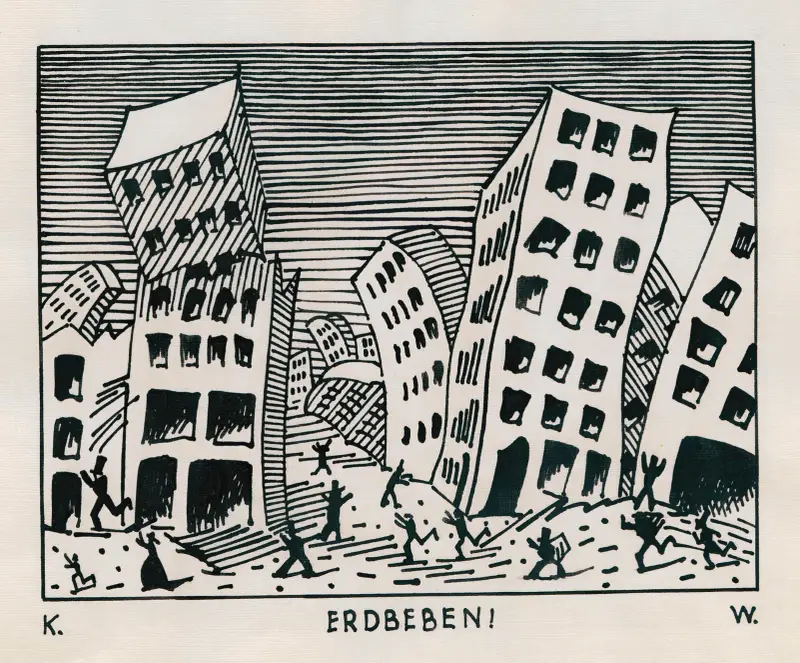 Jordbävning av Karl Wiener