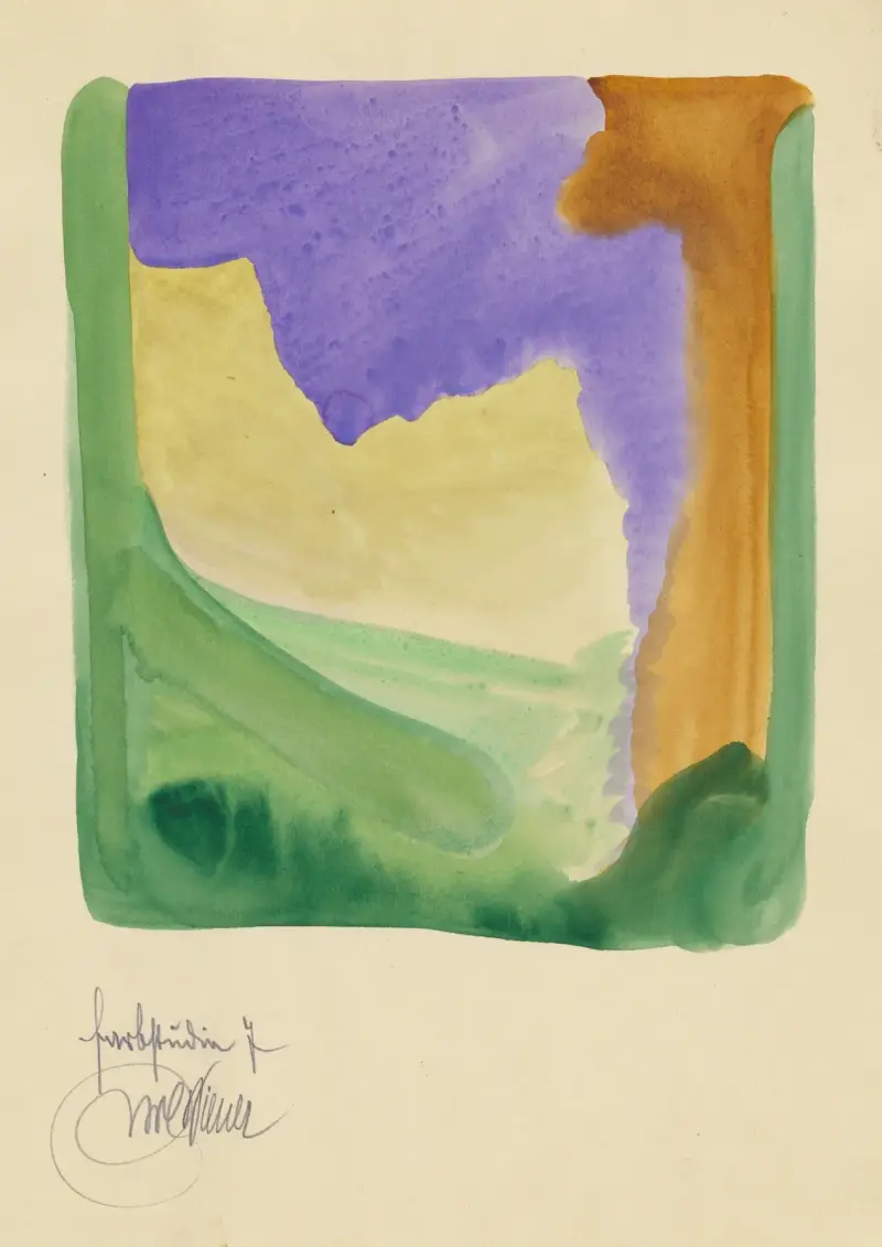 Färgstudie, 10 blad VII av Karl Wiener