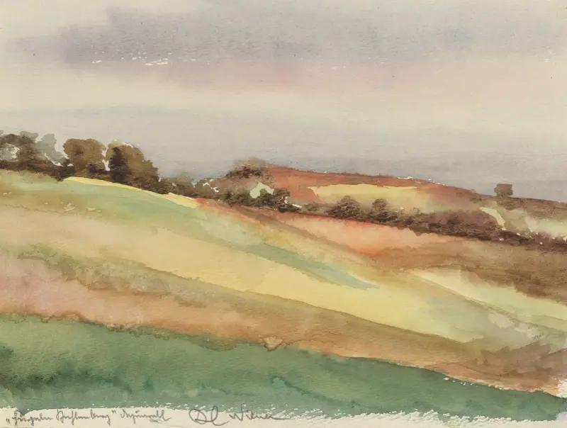 Landschaft (Kahlenberg) av Karl Wiener