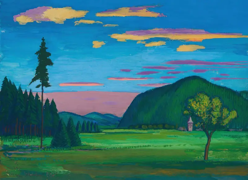 Landschaft III av Karl Wiener