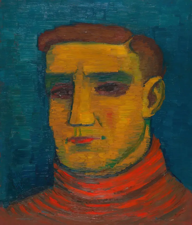 Männliches Porträt, 1932 – nr 1 av Karl Wiener