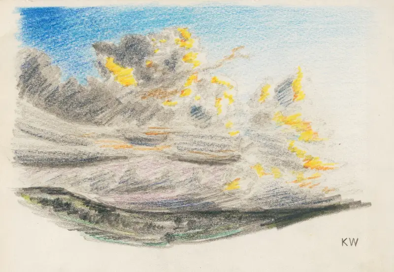 Naturstudie XX av Karl Wiener
