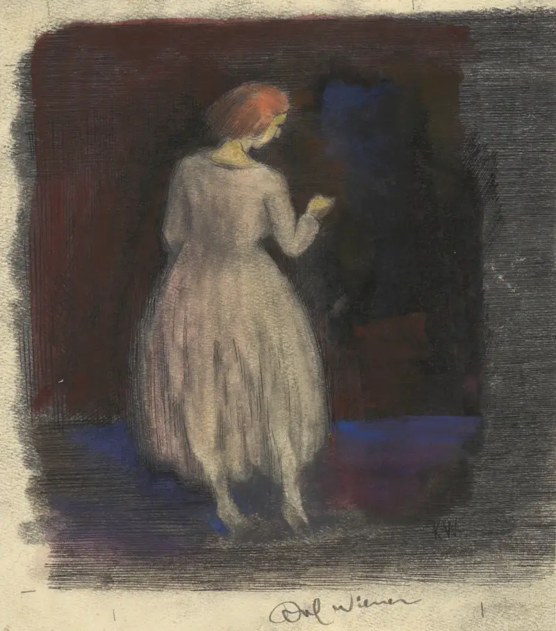 Ohne Titel (Frauenfigur) av Karl Wiener