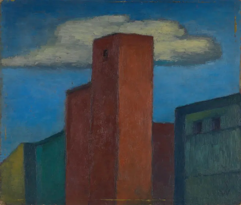 Ohne Titel (Häuser) av Karl Wiener