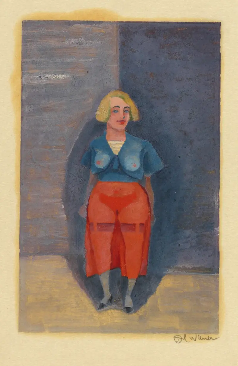 Ohne Titel (Frauenfigur) av Karl Wiener