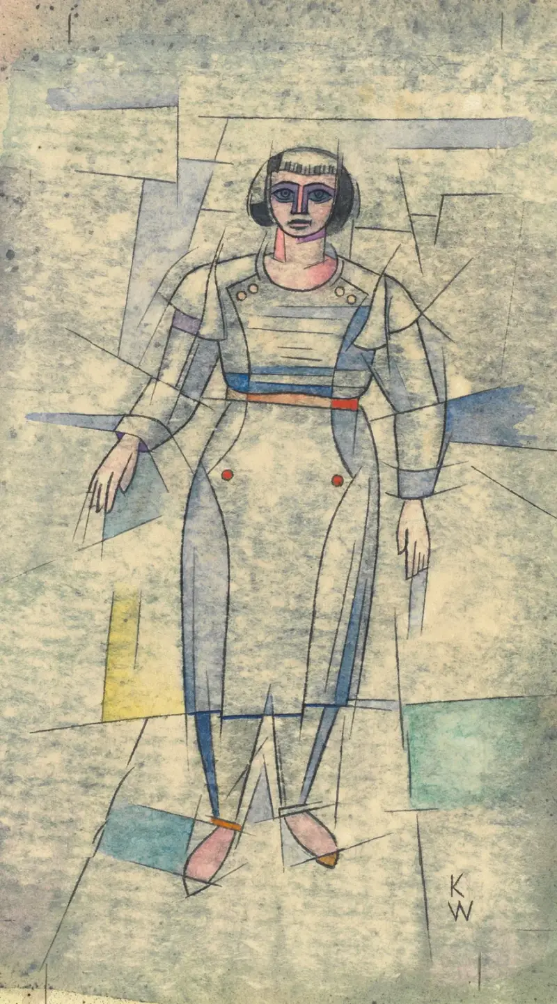 Ohne Titel (Einzelfigur) av Karl Wiener