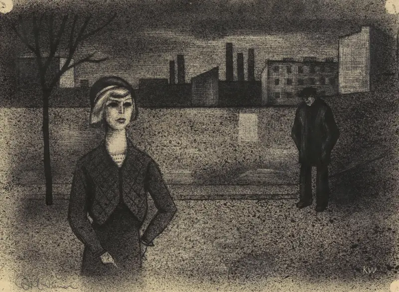 Ohne Titel (Frau, Mann) av Karl Wiener