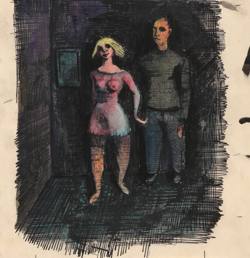 Ohne Titel (Frau und Mann) av Karl Wiener