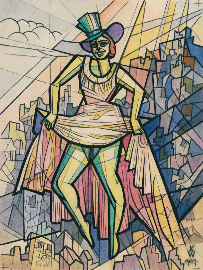 Ohne Titel (Frauenfigur) av Karl Wiener