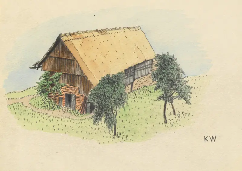 Utan titel (Bondgård) av Karl Wiener