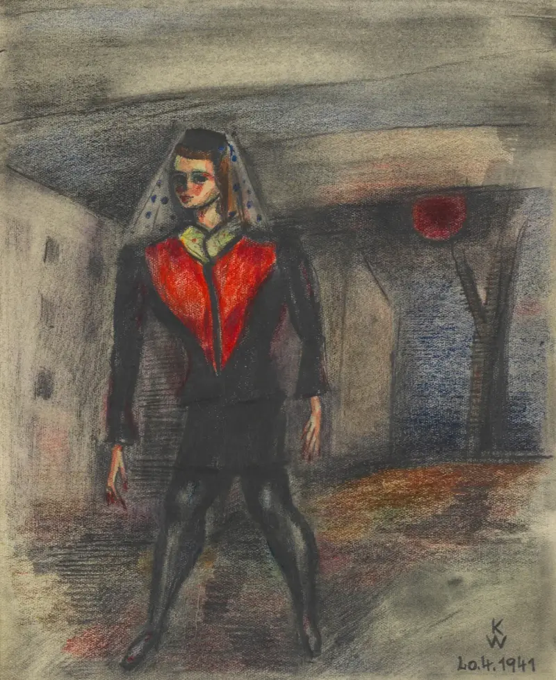 Ohne Titel; aus; ‘Die 150 Blätter’ XVII av Karl Wiener