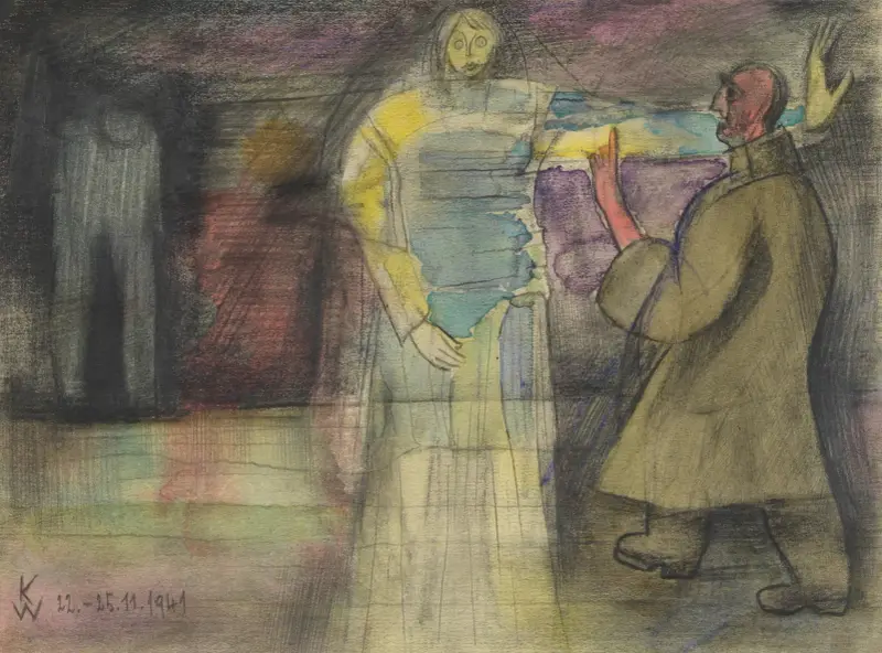 Ohne Titel; aus; ‘Die 150 Blätter’ XX av Karl Wiener
