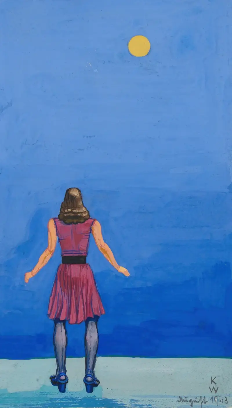 Ohne Titel; aus; ‘Die 150 Blätter’ XXXIV av Karl Wiener