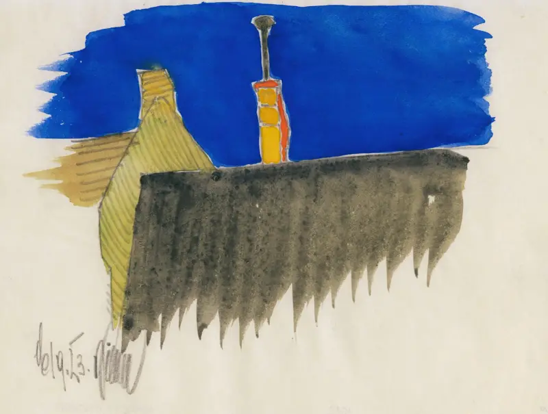Ohne Titel, (Skizzen 10 Blätter) II av Karl Wiener