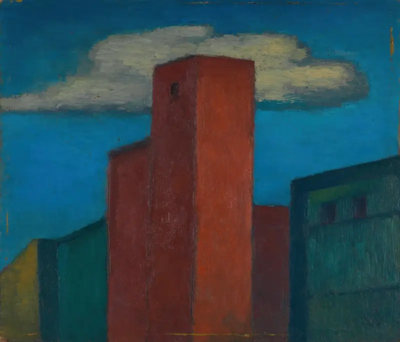 Ohne Titel (Häuser) von Karl Wiener