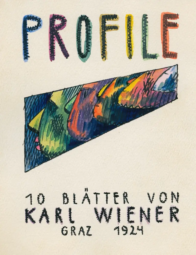 Profile, 10 Blätter, Graz av Karl Wiener