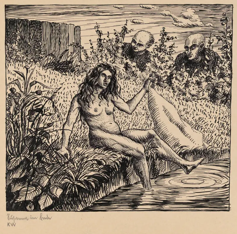 Susanna i badet av Karl Wiener