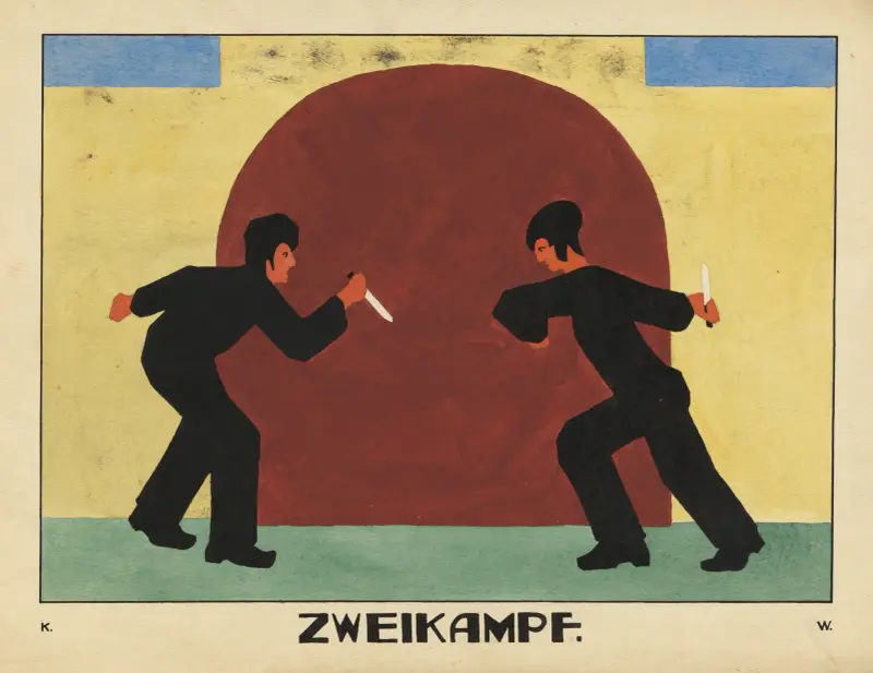 Zweikampf av Karl Wiener