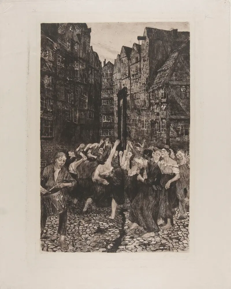Die Carmagnole, 1901 – Nr. 1 von Käthe Kollwitz