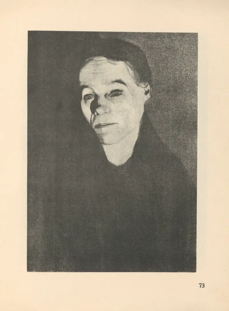 Frauen, 1925 – nr 4 av Käthe Kollwitz
