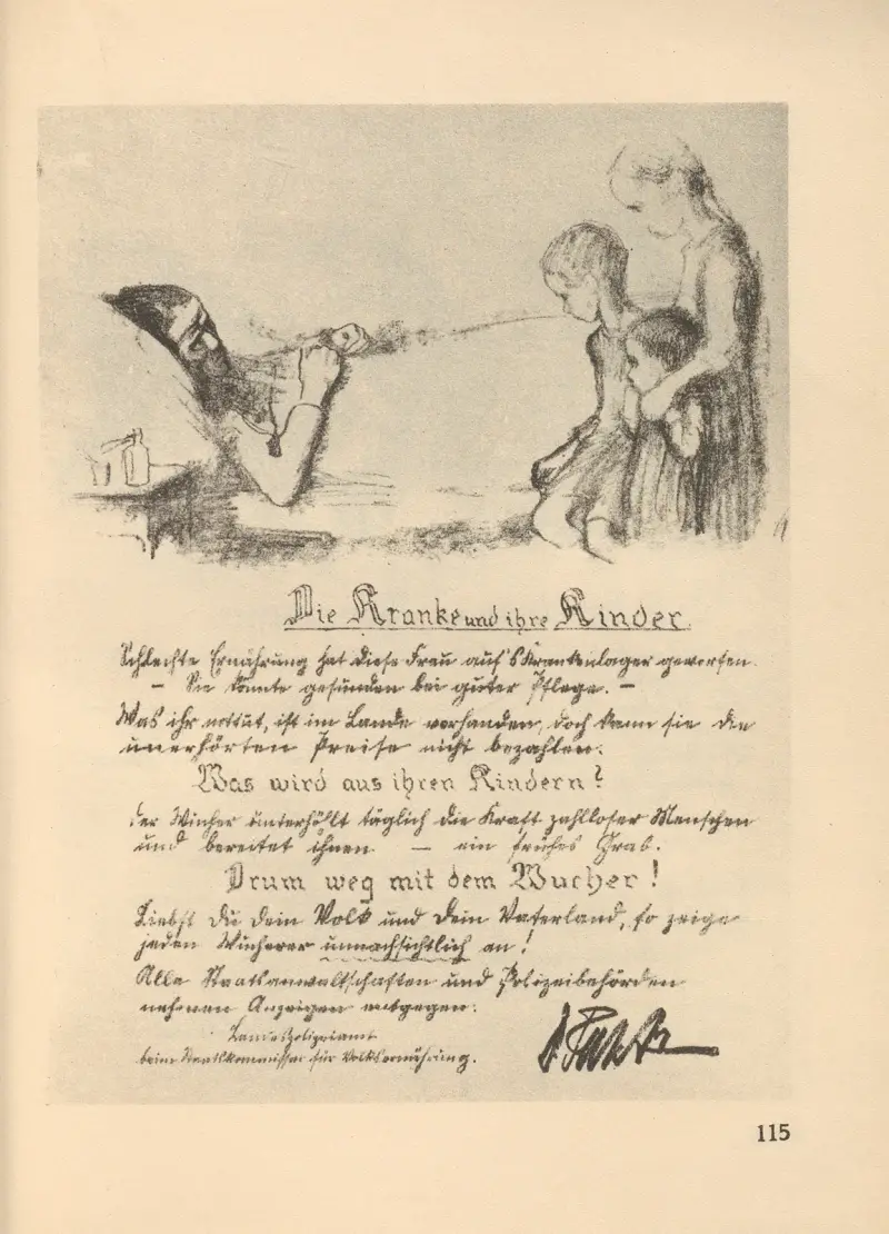 Frauen und Kinder, 1925 – nr 12 av Käthe Kollwitz