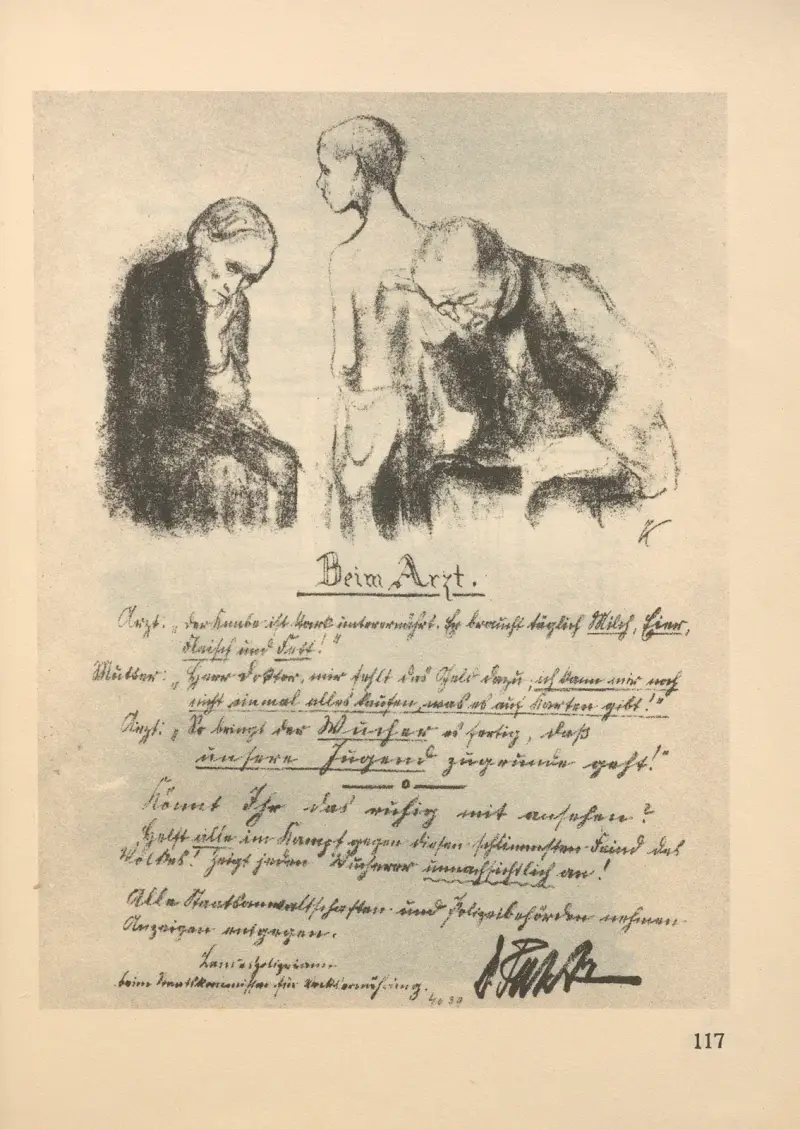 Frauen und Kinder, 1925 – nr 16 av Käthe Kollwitz