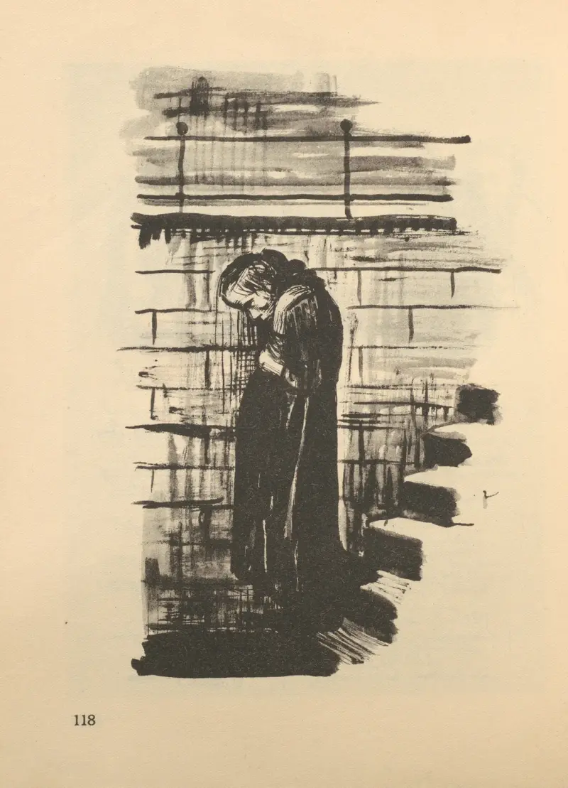 Frauen und Kinder, 1925 – nr 5 av Käthe Kollwitz