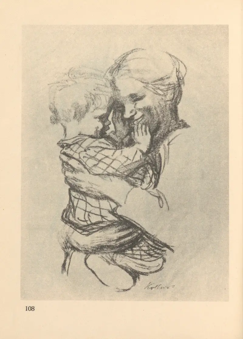 Frauen und Kinder, 1925 – nr 6 av Käthe Kollwitz