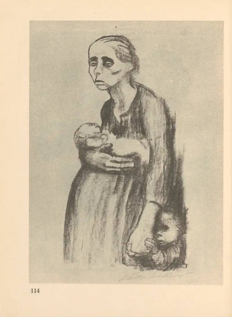 Frauen und Kinder, 1925 – Nr. 7 von Käthe Kollwitz