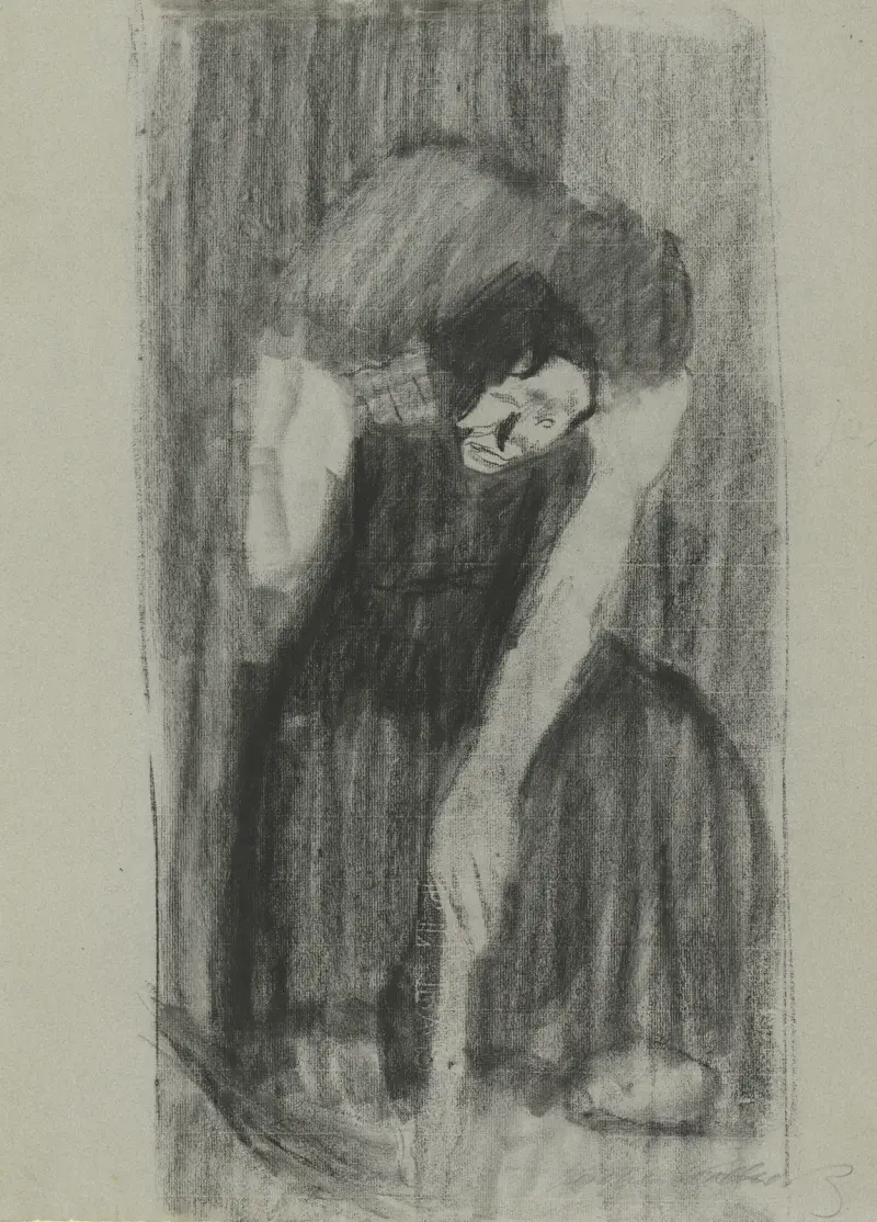 Inspiration, 1905 von Käthe Kollwitz