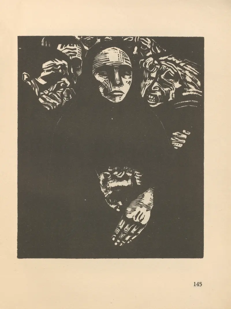 Válka, 1925 – Nr. 1, Käthe Kollwitz