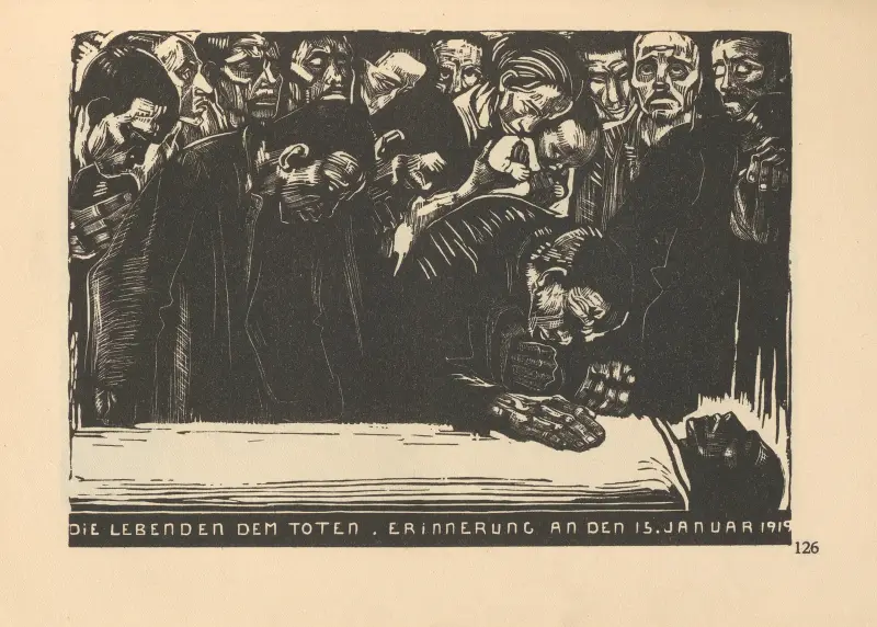 Liebknecht, 1925 – Nr. 3 von Käthe Kollwitz