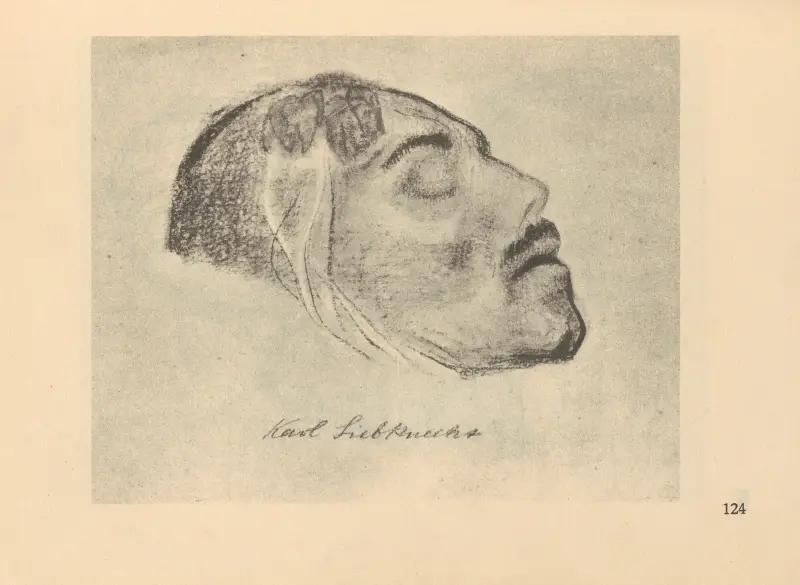 Liebknecht, 1925 – Nr. 1 von Käthe Kollwitz