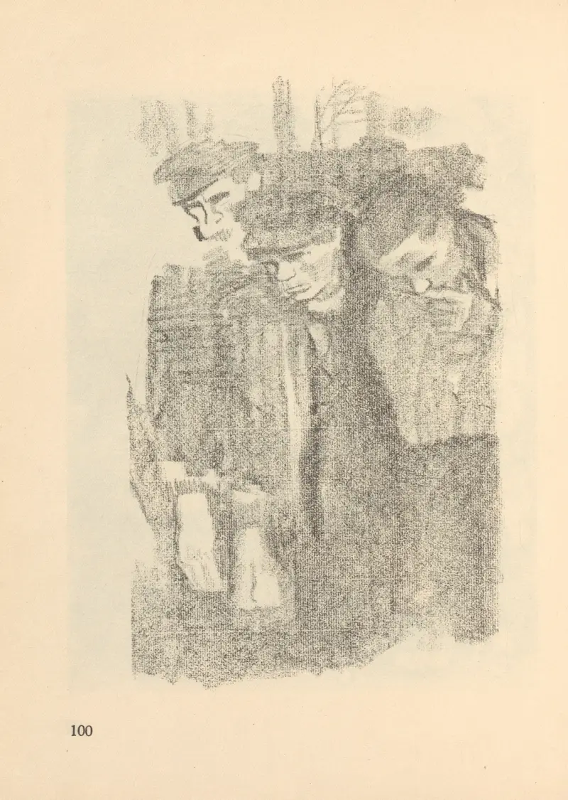 Marcowy cmentarz, 1925, Käthe Kollwitz