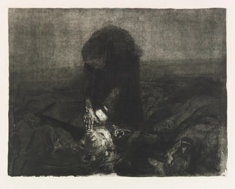 Schlachtfeld von Käthe Kollwitz