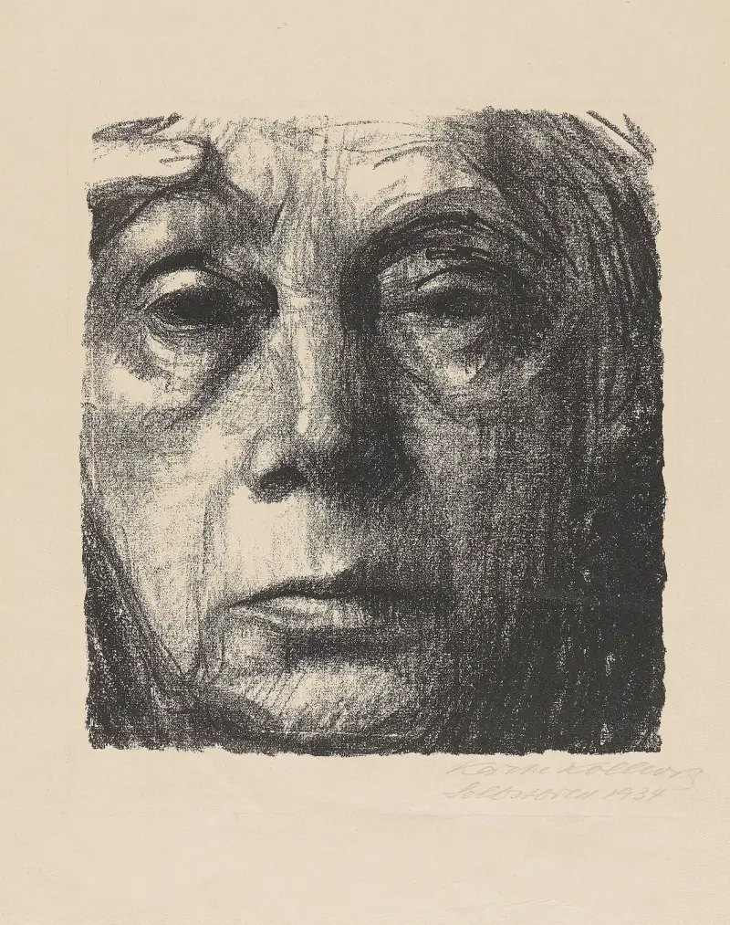 Autoportret, 1934, Käthe Kollwitz