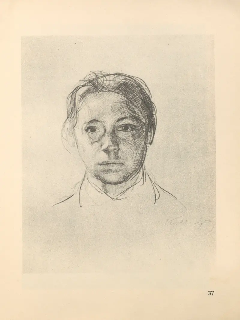 Selbstbildnis, 1925 – Nr. 2 von Käthe Kollwitz