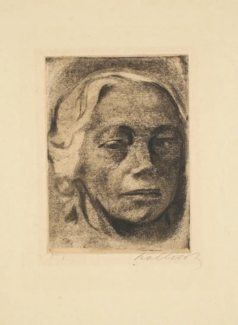 Autoportret, 1912, Käthe Kollwitz