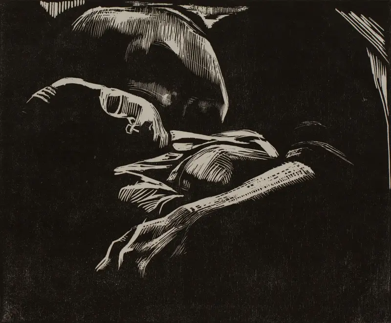 Sleeping Woman with Child av Käthe Kollwitz