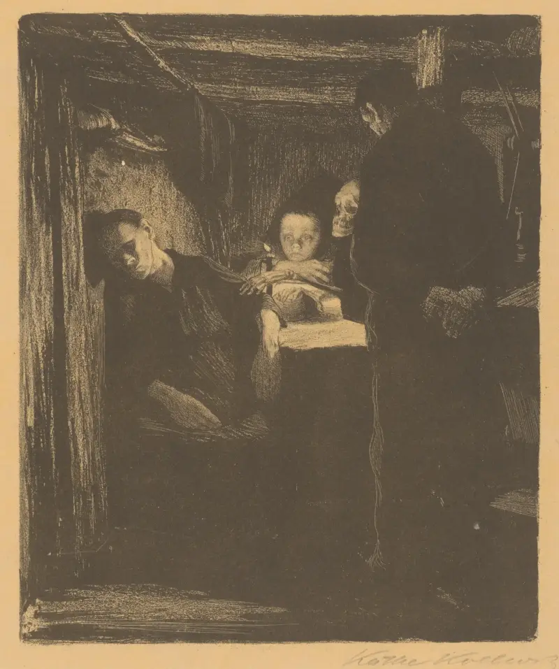 Smrt, 1893, Käthe Kollwitz