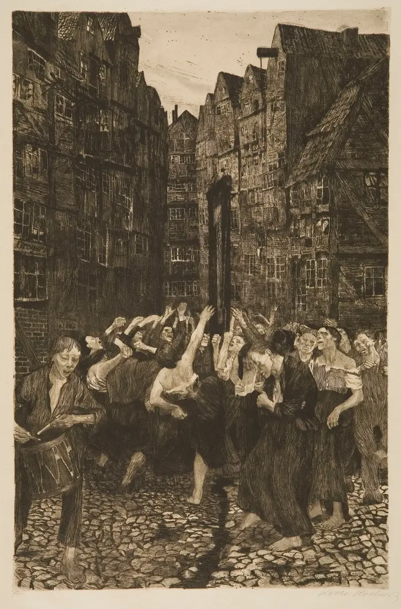 Die Carmagnole, 1901 – Nr. 2 von Käthe Kollwitz