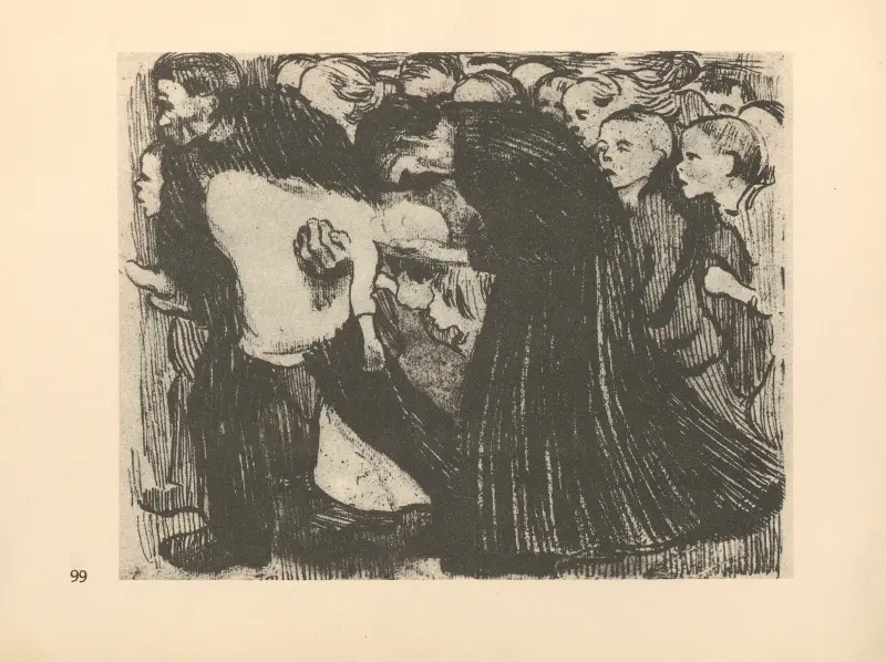 Přejeta, 1925, Käthe Kollwitz