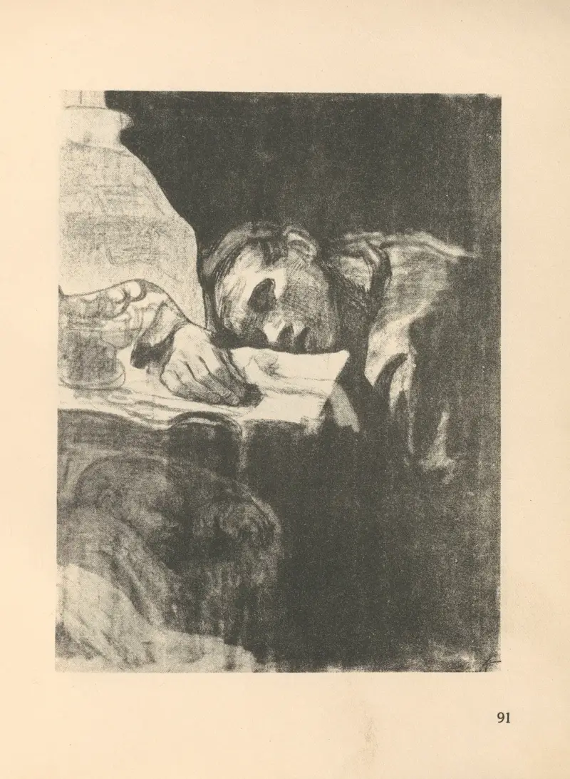 Zeichnungen für den Simplizissimus, 1925 – nr 3 av Käthe Kollwitz