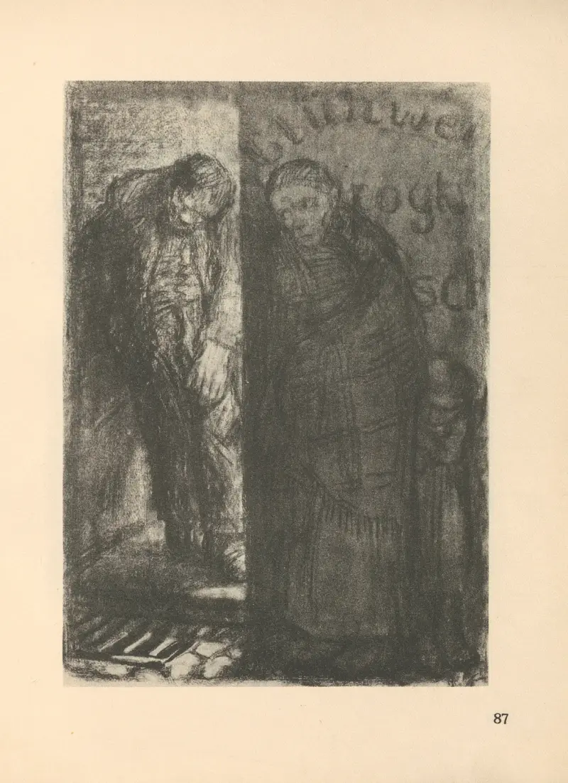 Zeichnungen für den Simplizissimus, 1925 – nr 5 av Käthe Kollwitz